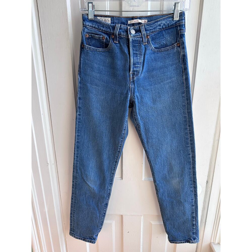Levi’s Wedgie Icon Fit Jeans – Charleston Blues Wash – Size 25 - Picture 2 of 10